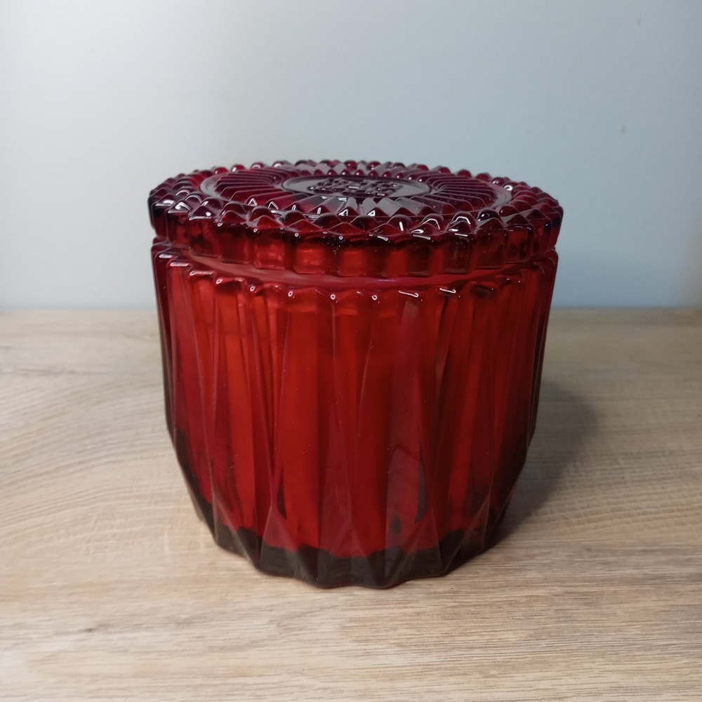 HomeWorx by Harry Slatkin Holiday Candle Spiced Gingersnap Red Cranberry New